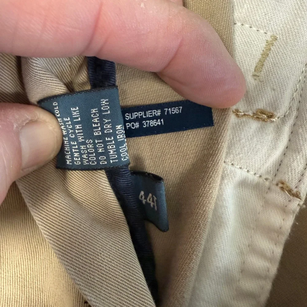 Polo Ralph Lauren Cargo Shorts Mens‎ 44T Khaki Tan Classic Chino Cotton Twill